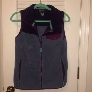Purple synchilla Patagonia vest